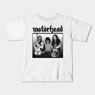 Motorhead Black White Black Kids T-Shirt